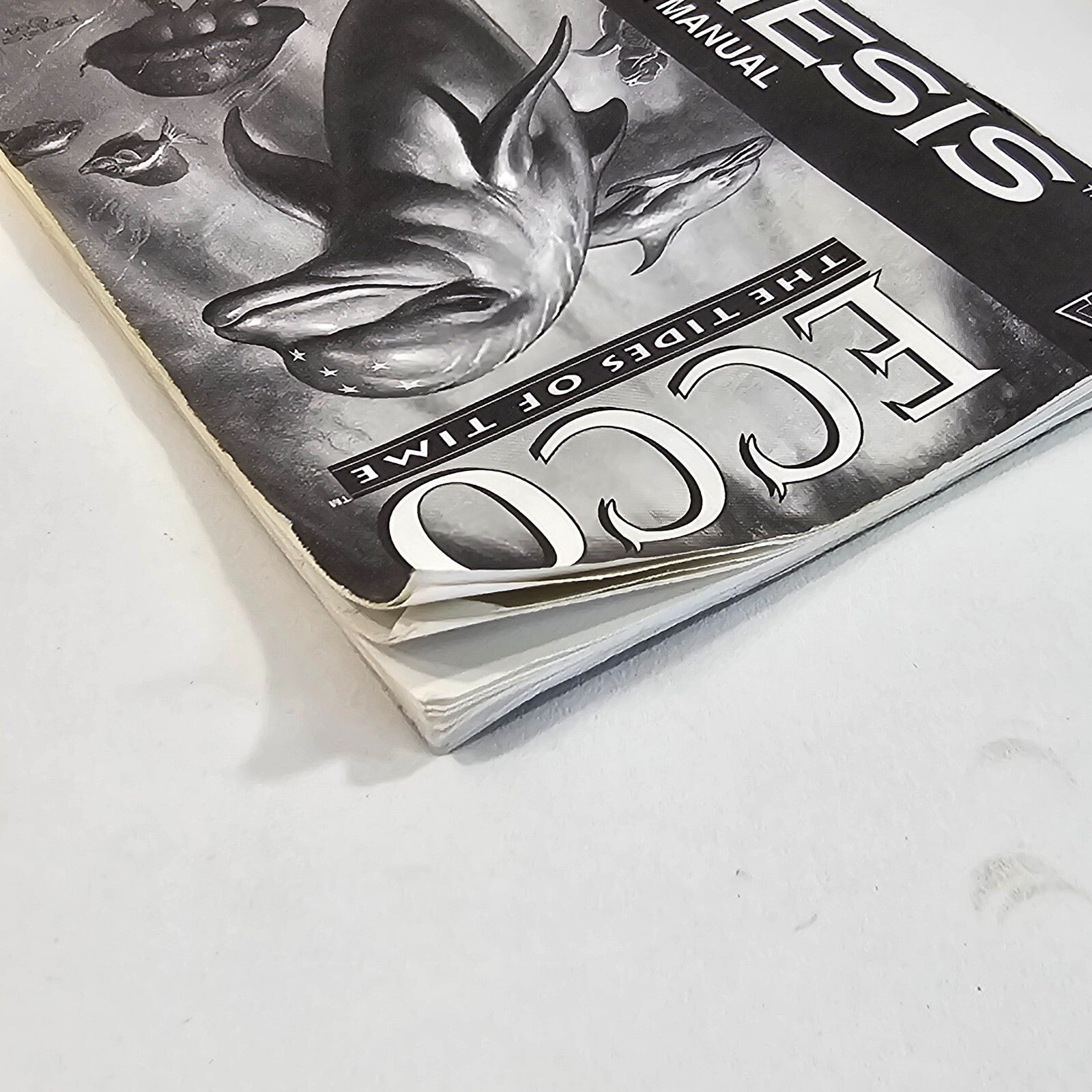 Ecco: The Tides of Time (Sega Genesis, 1994) Game Case Manual - Tested