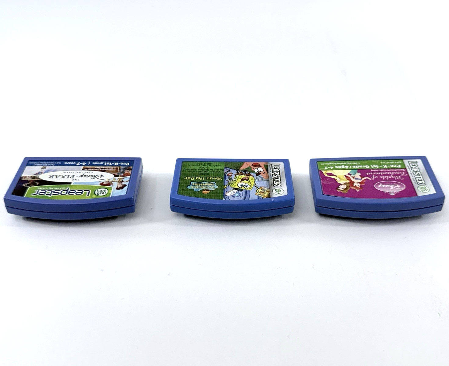 Leap Frog Leapster Learning Games - SpongeBob, Disney Pixar Collection, Princess