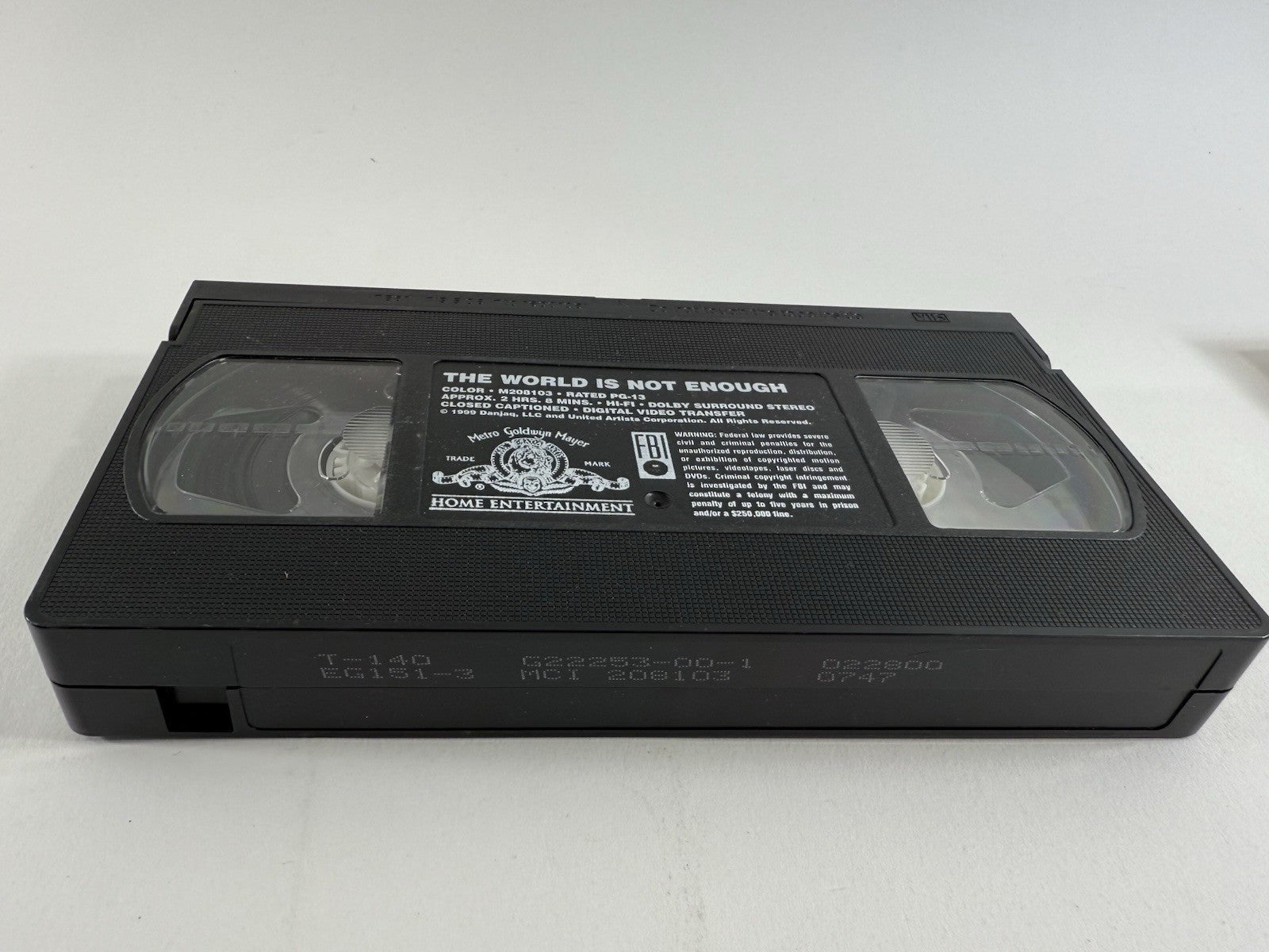 Tomorrow Never Dies (VHS Bundle) The World Is Not Enough - Pierce Brosnan 007