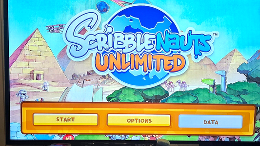 Scribblenauts Unlimited (Nintendo Wii U, 2012) Game Case Manual - Tested