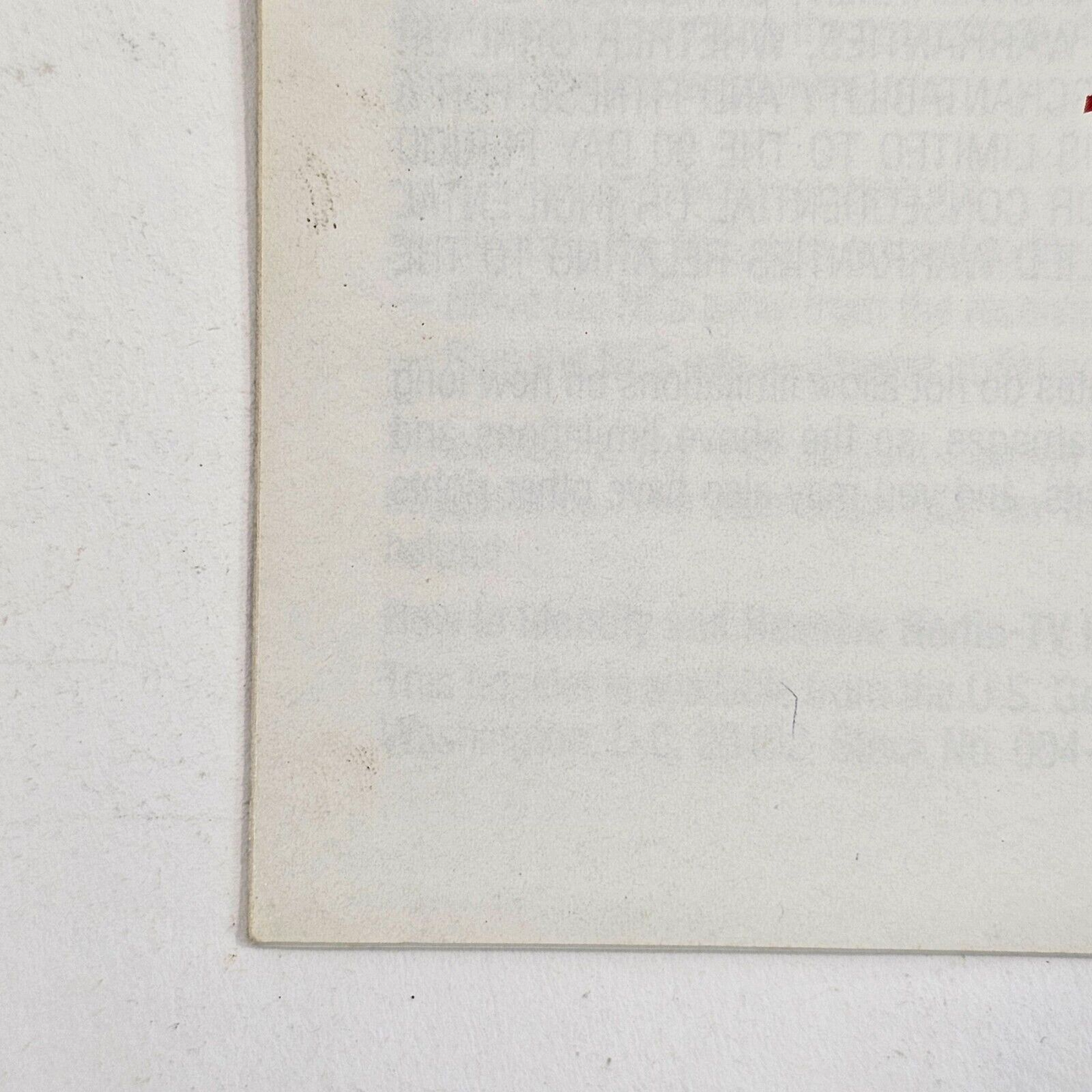 PAC-MAN (Nintendo Entertainment System, 1990) Gold Instruction Booklet Only