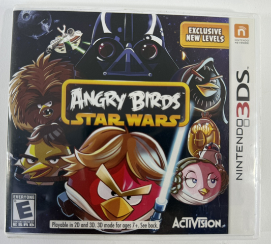 Angry Birds: Star Wars (Nintendo 3DS, 2013) Game Case Manual Insert - Tested