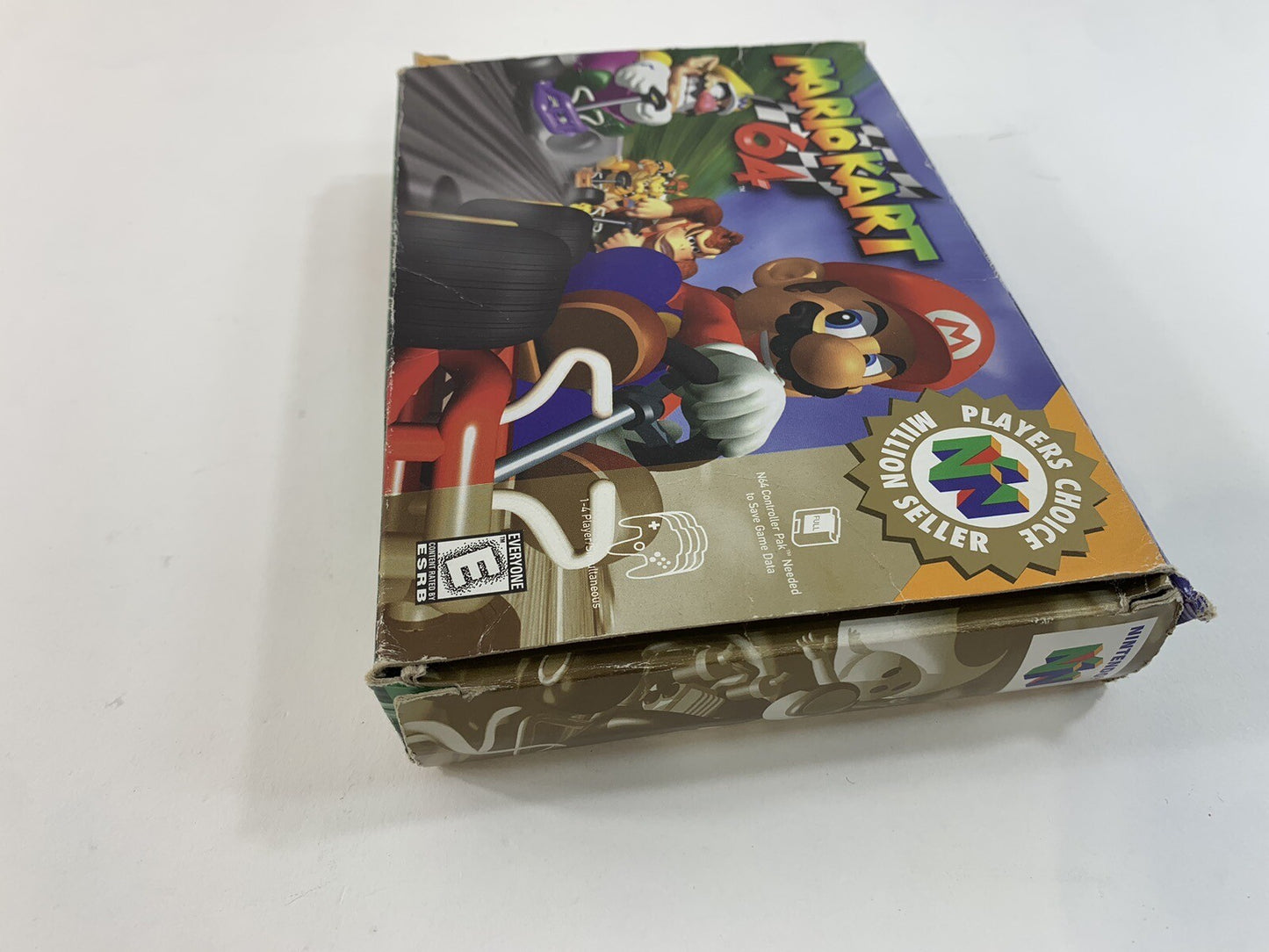 Mario Kart 64 Player's Choice (Nintendo 64, 1997) Game Box Inserts - No Manual