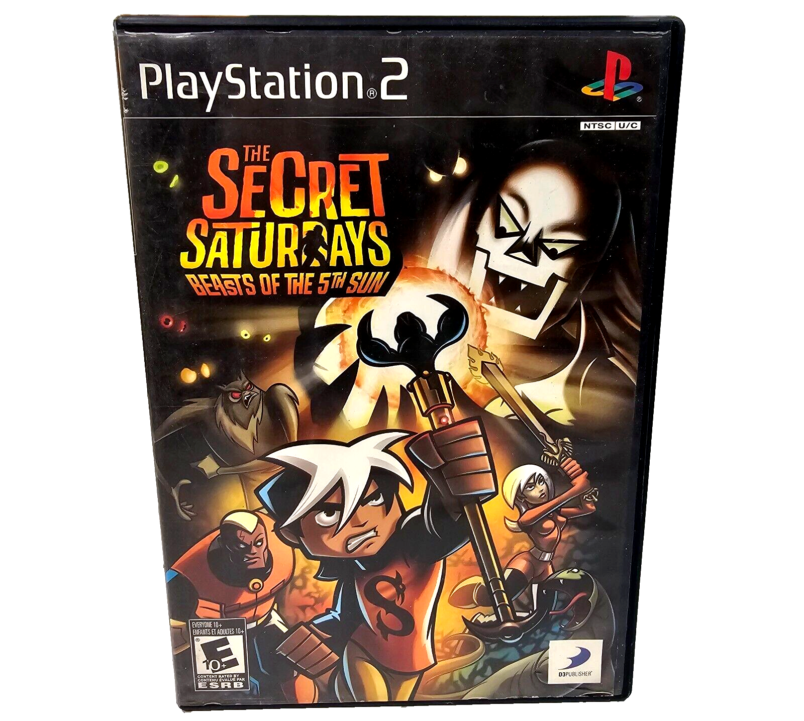 Secret Saturdays: Beasts of the 5th Sun (PlayStation 2, 2009) Game Case Manual