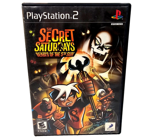 Secret Saturdays: Beasts of the 5th Sun (PlayStation 2, 2009) Game Case Manual