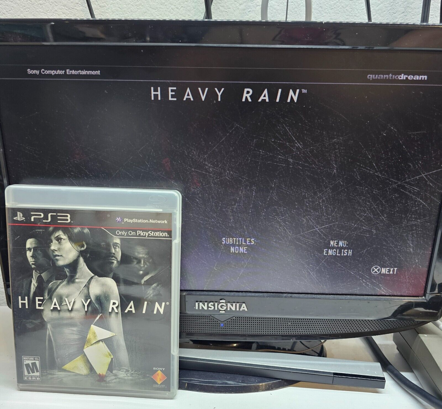 Heavy Rain (Sony PlayStation 3, 2010) Game Case Manual - Tested and Working