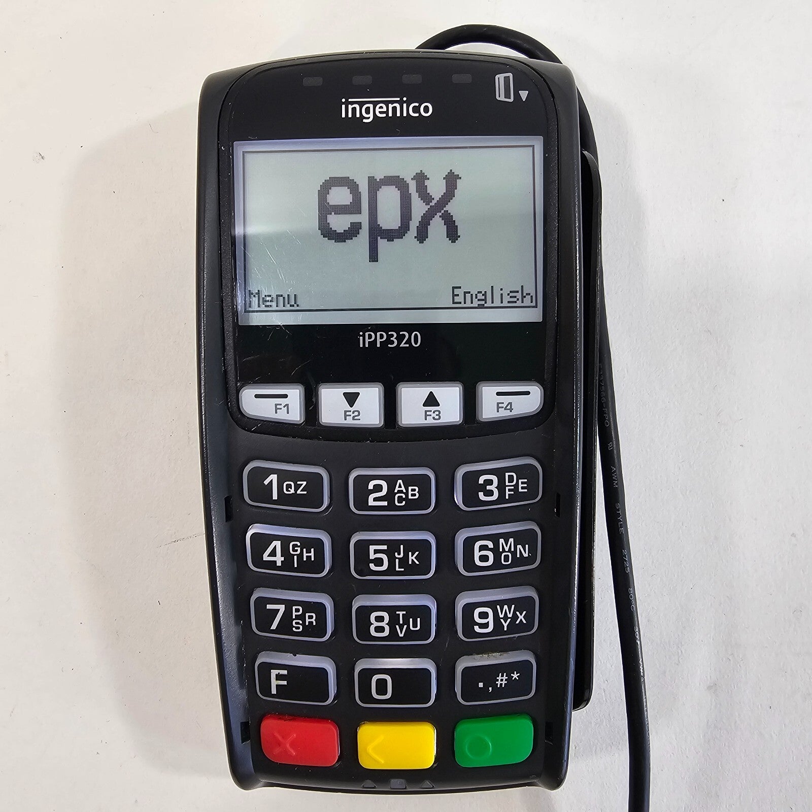 Ingenico iPP320 Payment Terminal with Power Supply and Connector Cable - Tested