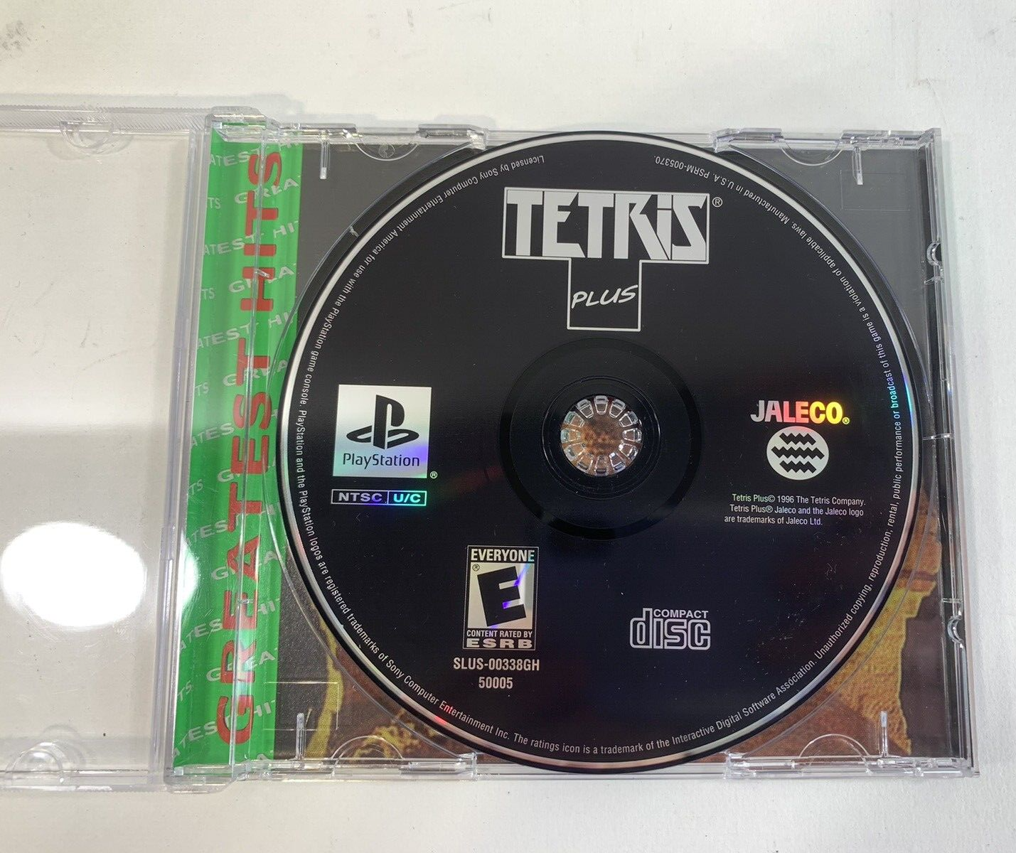 Tetris Plus (Sony PlayStation 1, 1996) Game And Case - Tested
