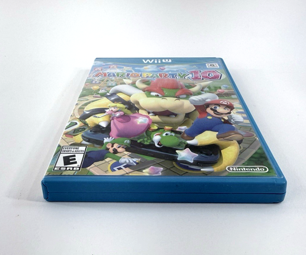 Mario Party 10 (Nintendo Wii U, 2015) Game Case Manual - Tested and Working