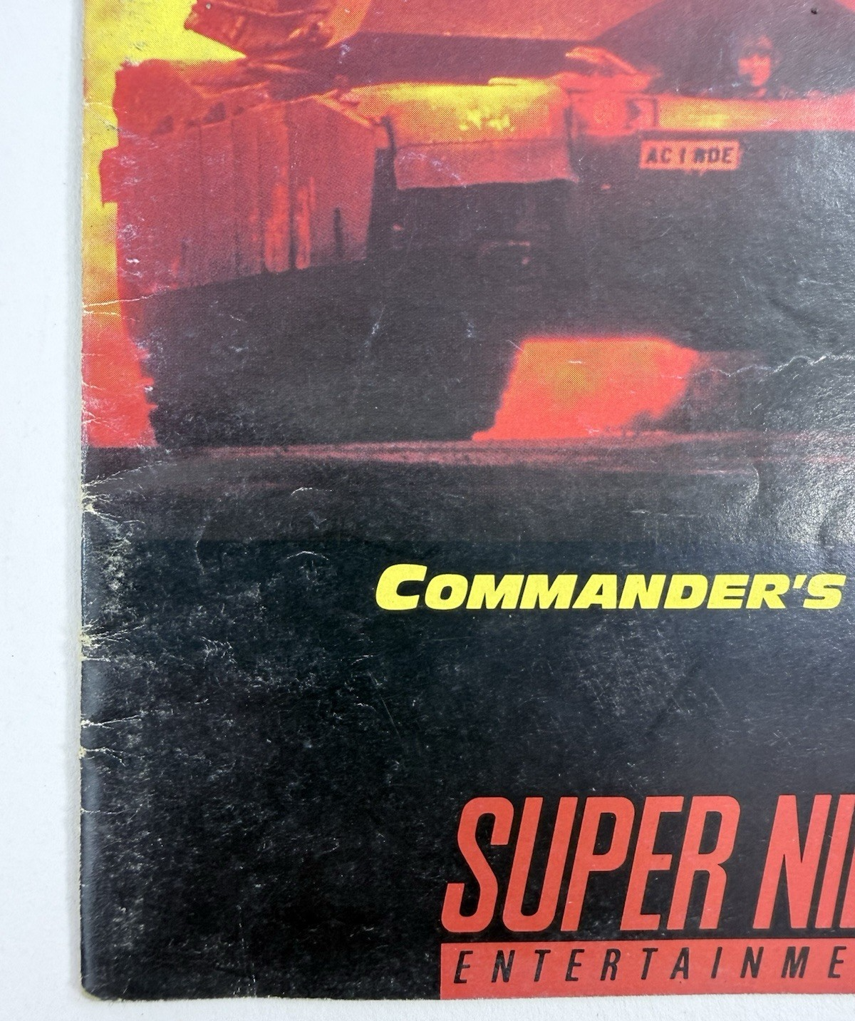 Garry Kitchen's Super Battletank War In The Gulf Instruction Manual SNS-SB-USA-1