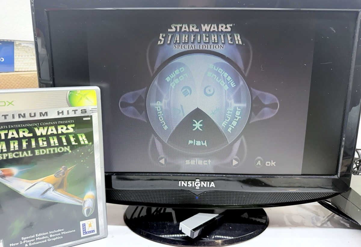 Star Wars: Starfighter Special Edition (Xbox, 2001) Game Case Manual - Tested