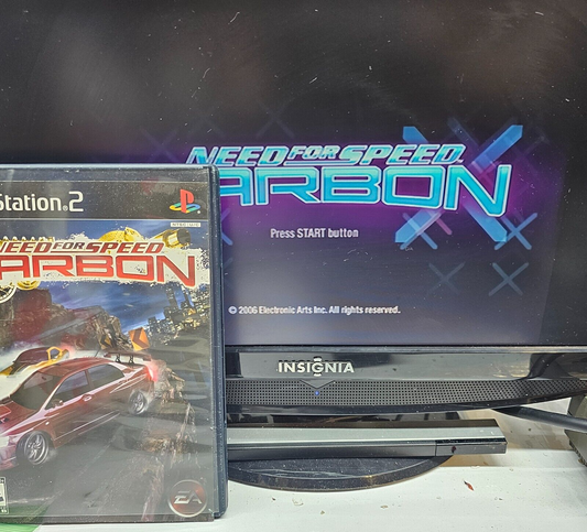 Need for Speed: Carbon (Sony PlayStation 2, 2006) Game Case Manual - Tested