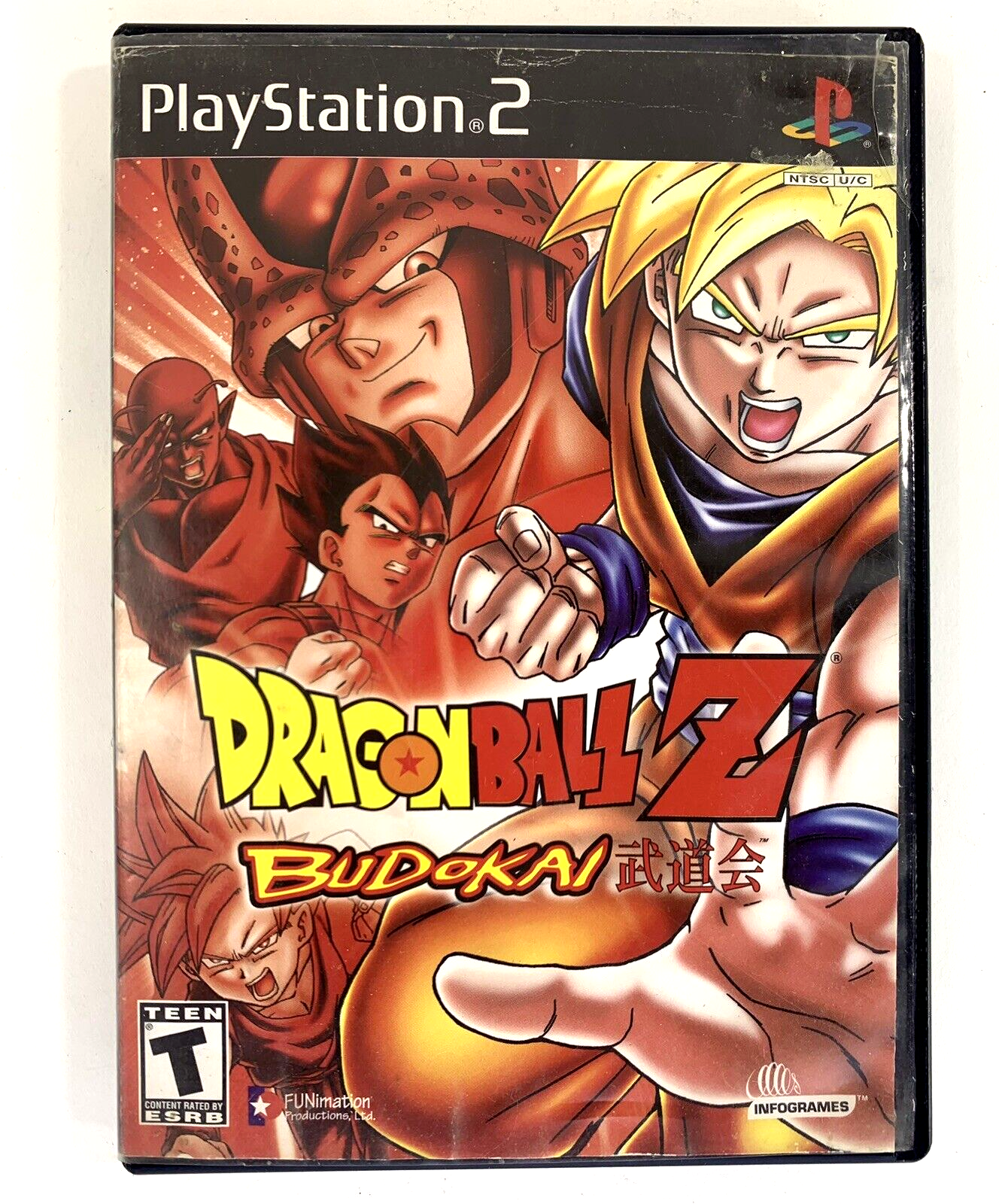Dragon Ball Z: Budokai (Playstation 2, 2002) Game and Case - Tested and Working