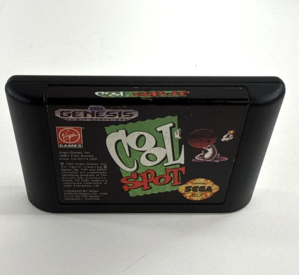 Cool Spot (Sega Genesis, 1993) Game Cartridge - Tested and Working