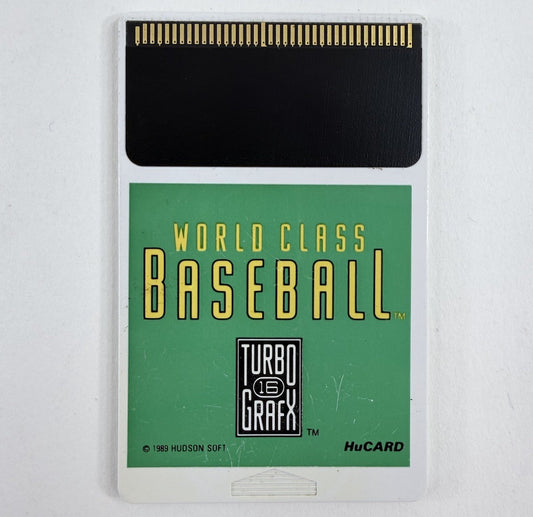 World Class Baseball (TurboGrafx-16, 1989) HuCard Game Only - Tested