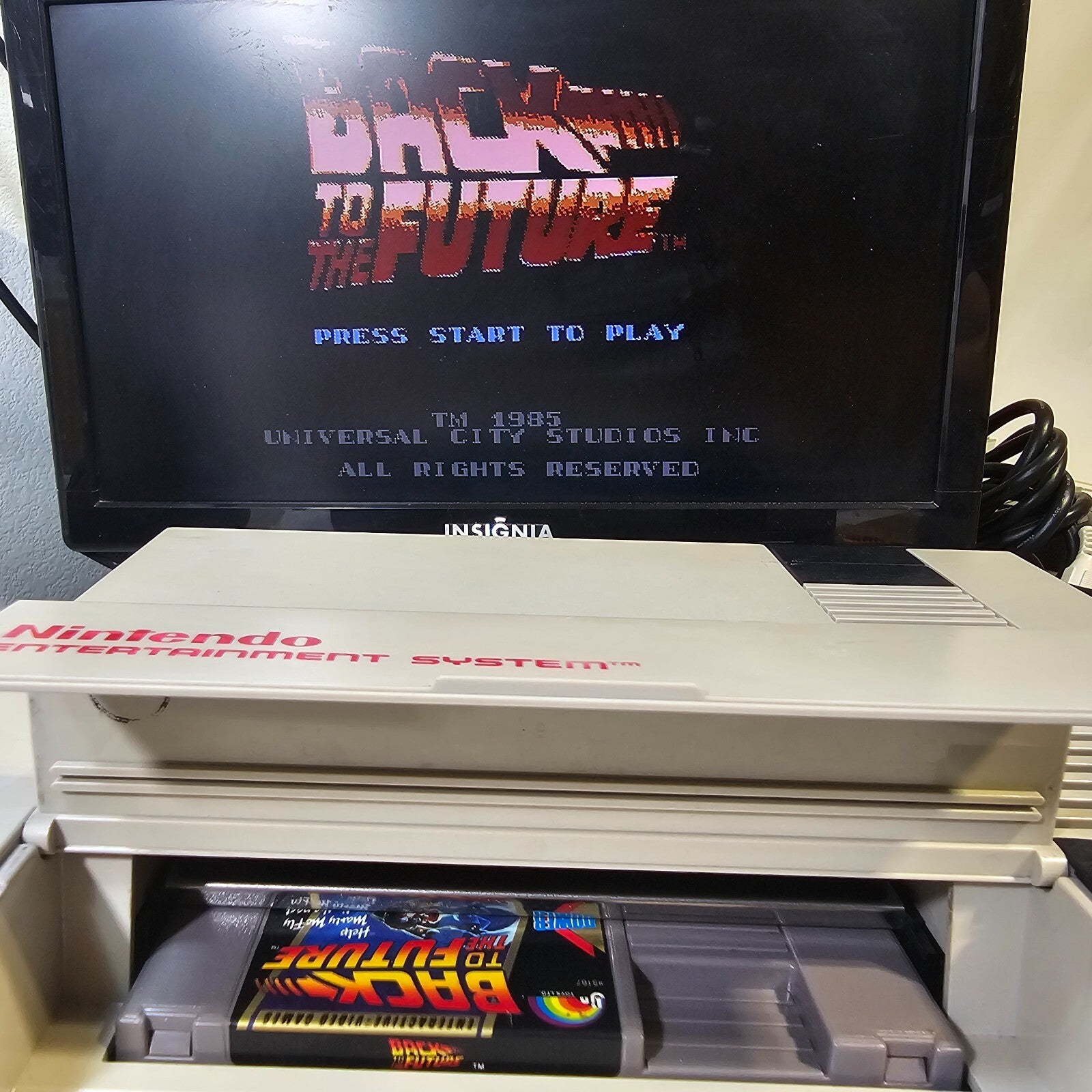 Back to the Future (Nintendo Entertainment System, 1989) Tested Game Cartridge