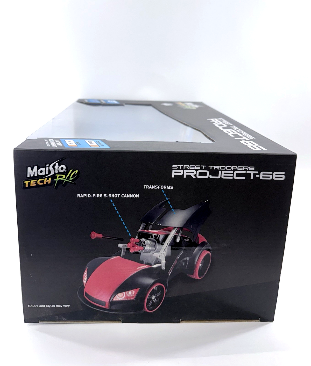 Maisto Tech R/C 2018 Street Troopers Project-66 Transforming 5-Shot Police Car