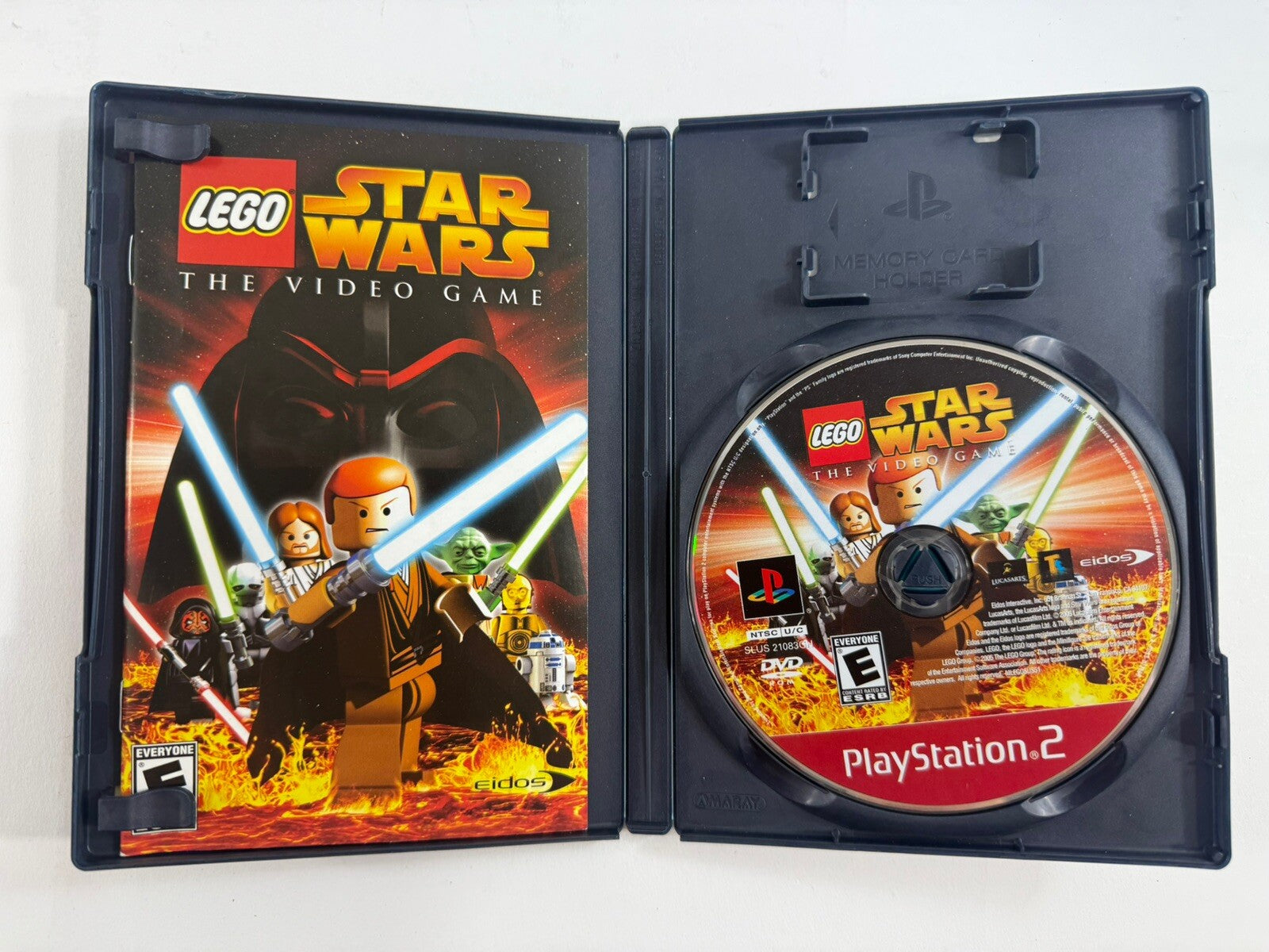 LEGO Star Wars: The Video Game (PlayStation 2, 2005) Game Case Manual - Tested