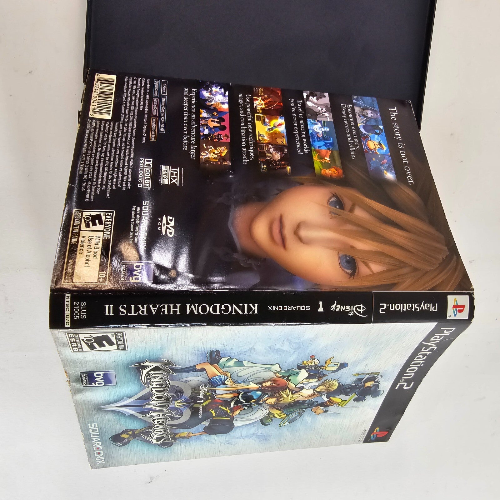 Kingdom Hearts II (PlayStation 2, 2006) Game and Case - Tested