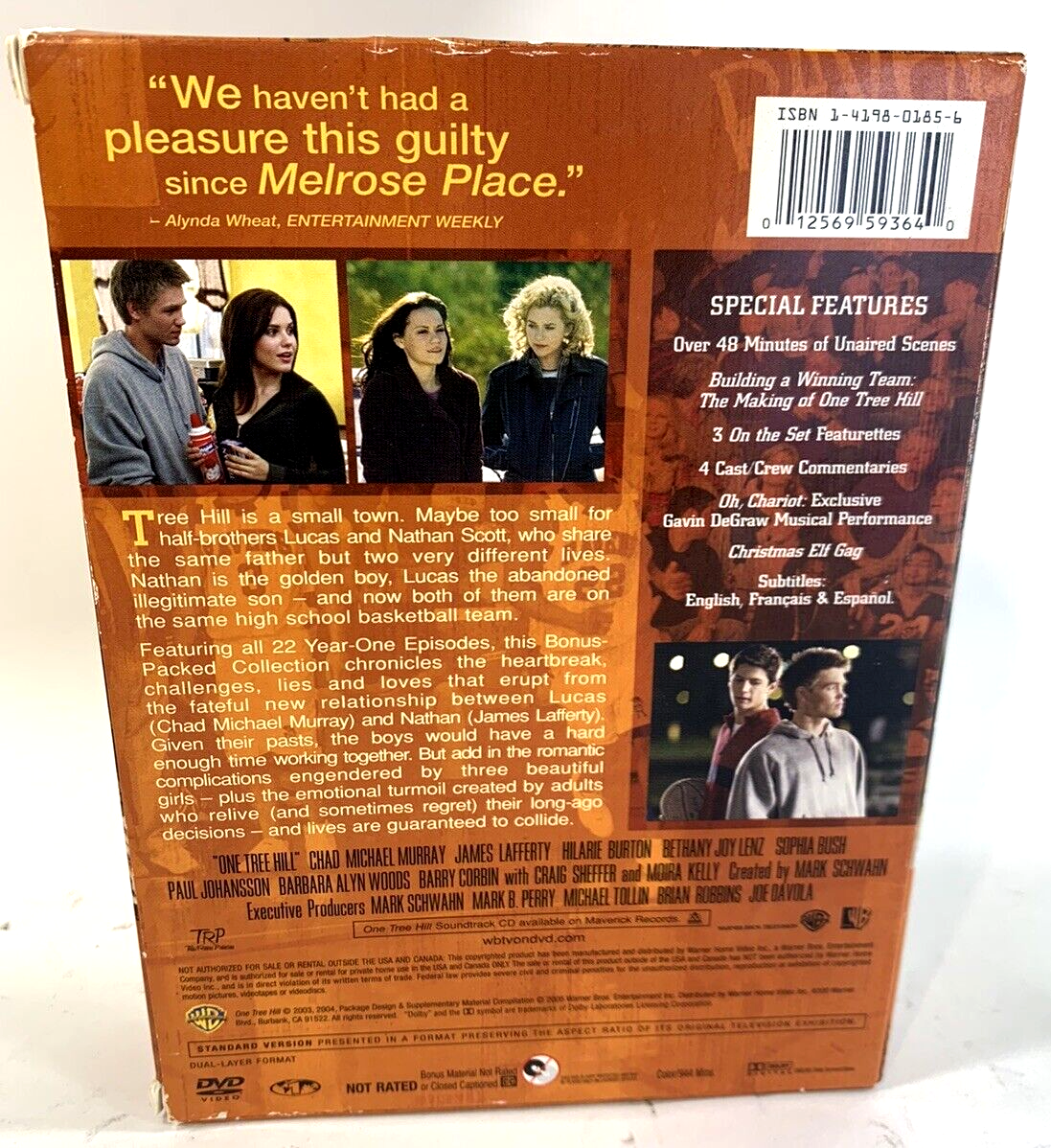 One Tree Hill - Seasons 1-5 (DVD, 2009, 6-Disc Sets) 1 2 3 4 5  - Tested