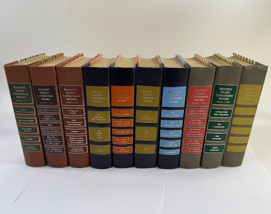 Reader's Digest Condensed Books 1971, 1972, 1973 bundle (10 First Ed. Hardcover)