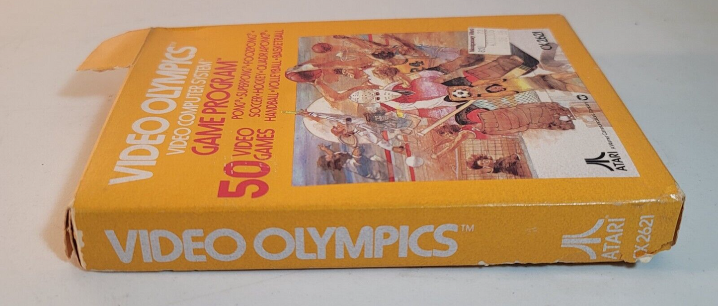 Video Olympics (Atari 2600, 1977) Game Case Manual