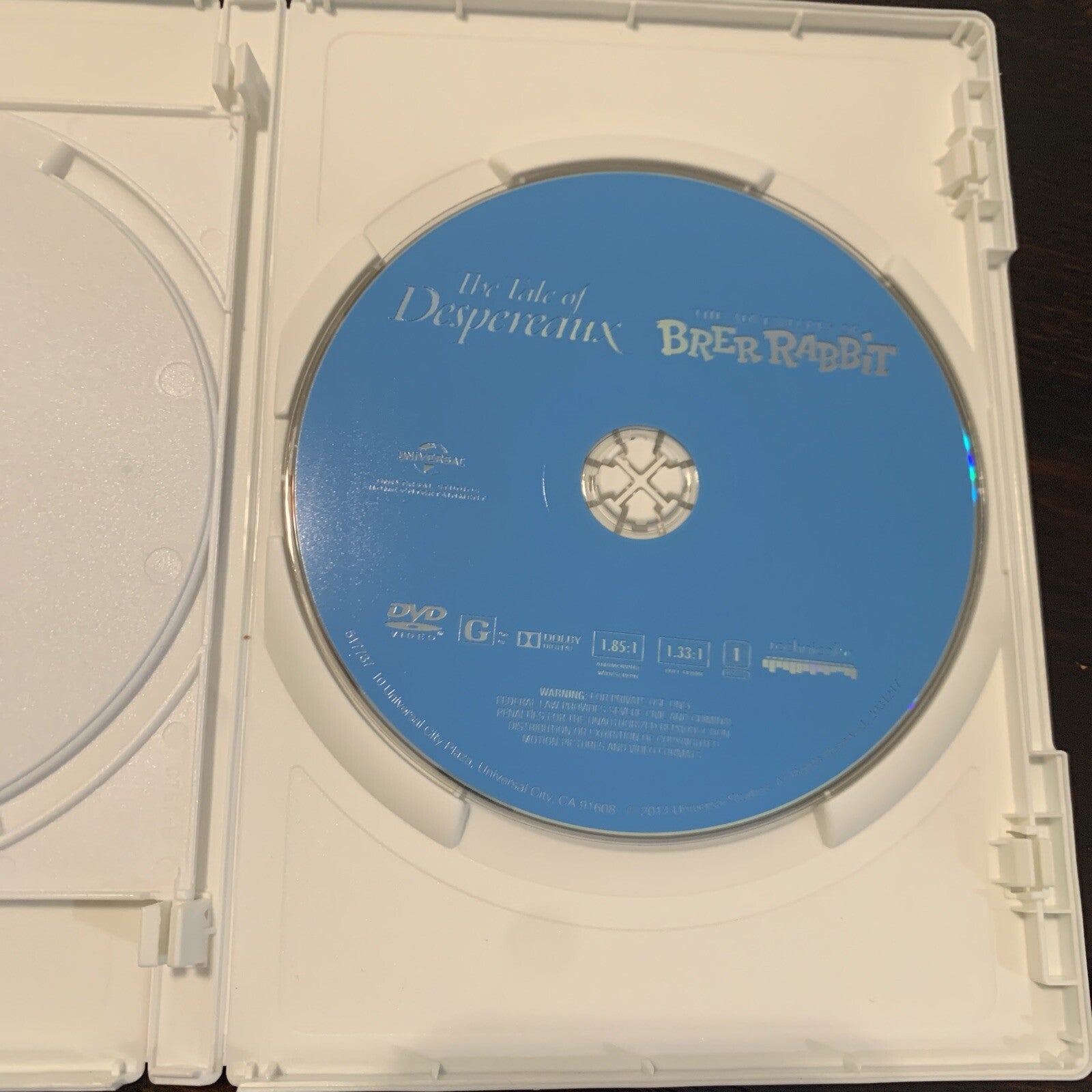 4-Movie Family Fun Pack (DVD, 2014, 2-Disc Set) Brer Rabbit, American Tale, more