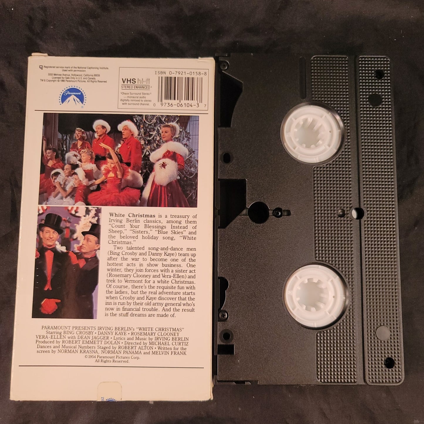 Irving Berlin's White Christmas (VHS, 1985) Tested and Working - Bing Crosby