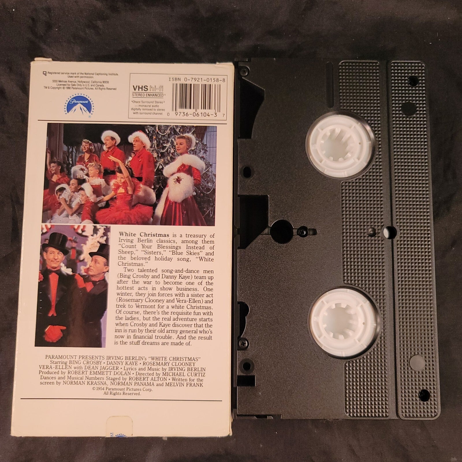 Irving Berlin's White Christmas (VHS, 1985) Tested and Working - Bing Crosby