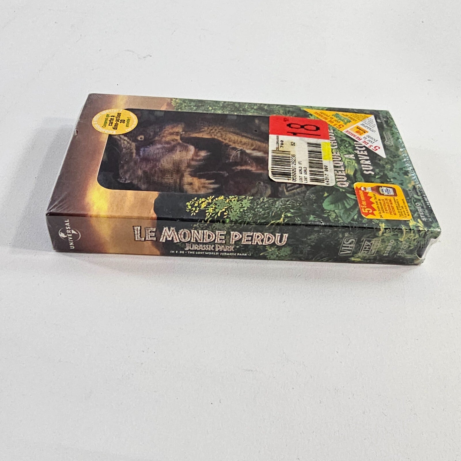 Le Monde Perdu: Jurassic Park (VHS, 1997) Lenticular Cover - New, Sealed