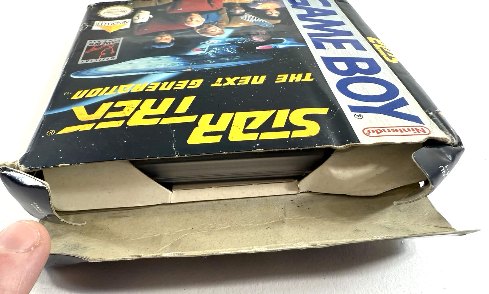 Star Trek: The Next Generation (Nintendo GameBoy, 1993) Game Box Manual Inserts