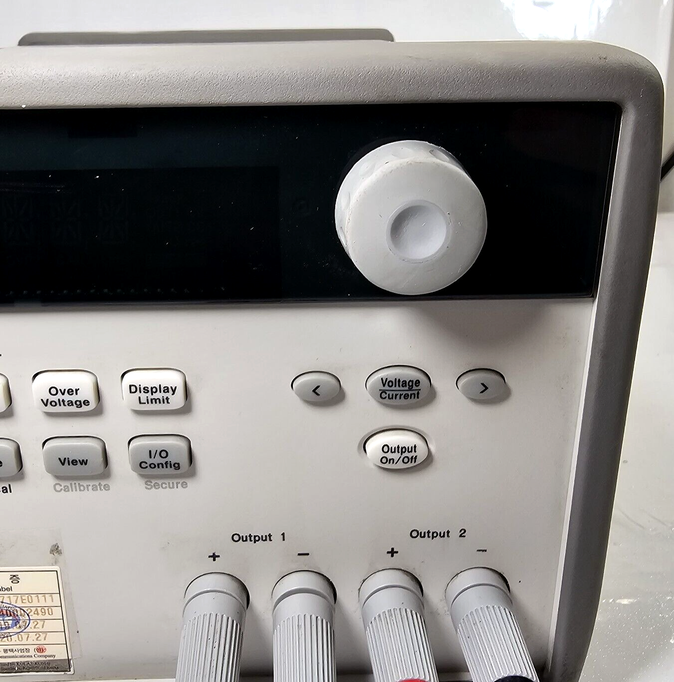 Agilent E3648A Dual Output DC Power Supply 0-8V,5A/0-20V,2.5A - Tested - 2490