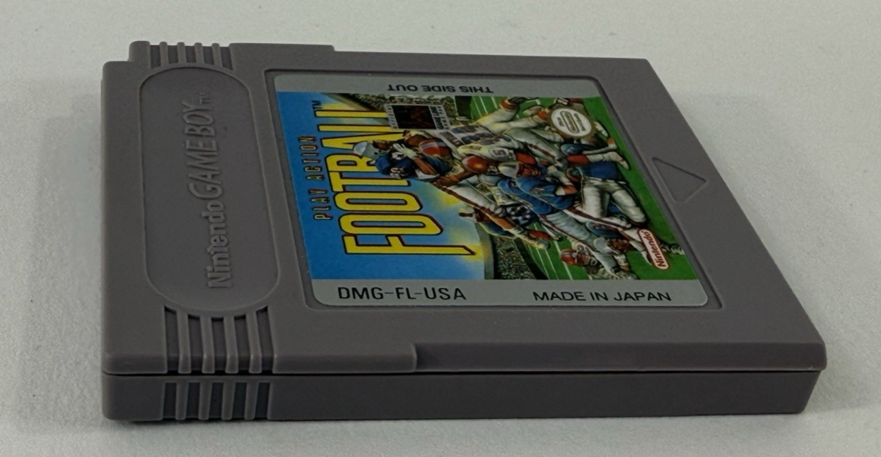 Play Action Football (Nintendo Gameboy, 1990) Game Cartridge - Tested & Working