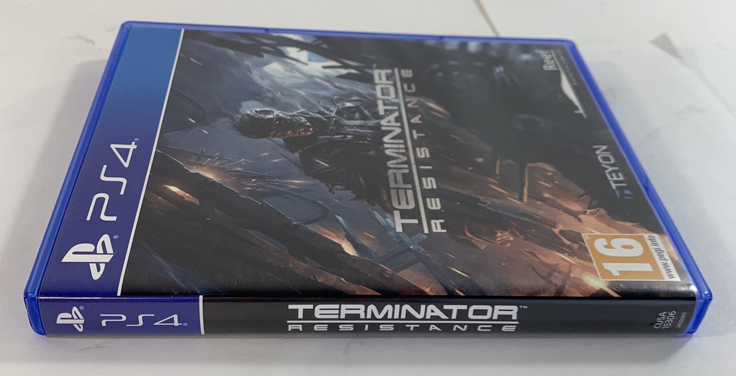 Terminator Resistance (PlayStation 4, 2019) Game Case Manual - Tested