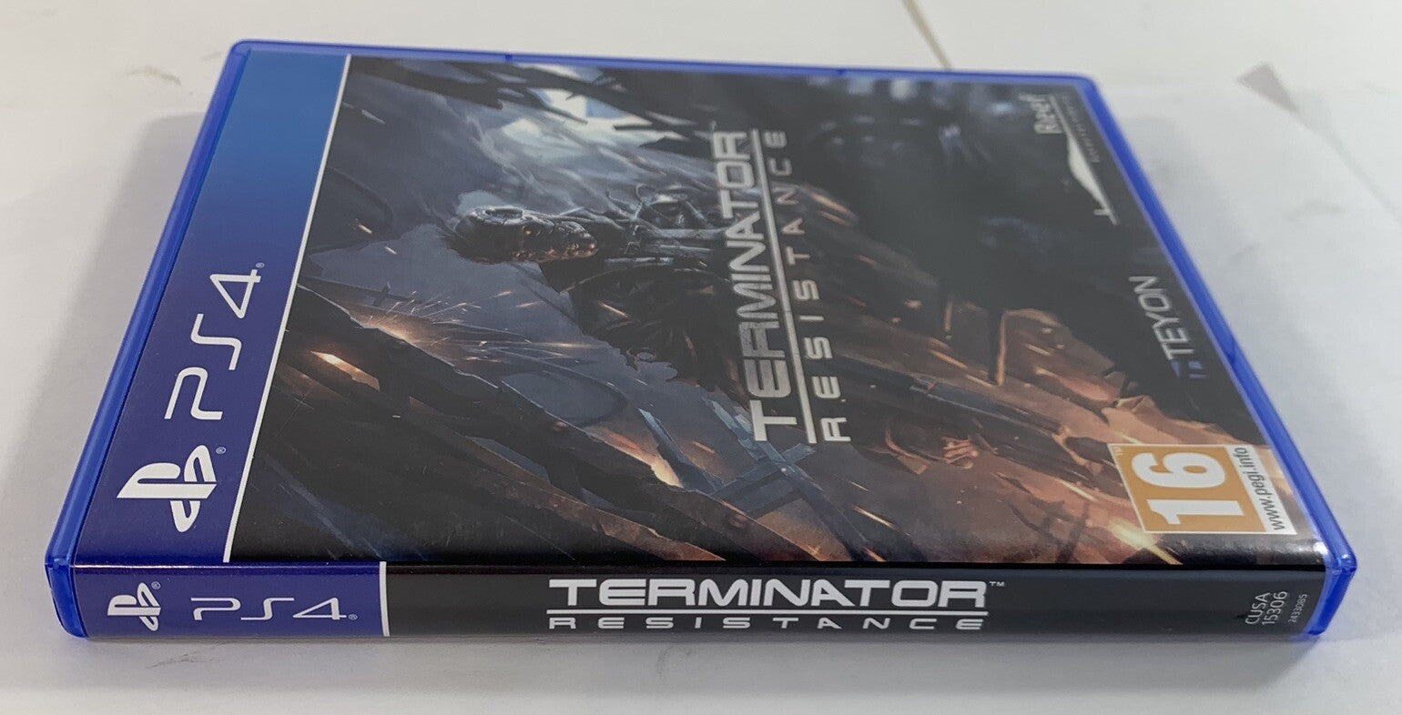 Terminator Resistance (PlayStation 4, 2019) Game Case Manual - Tested