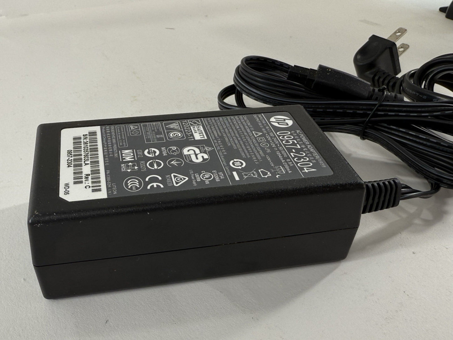 HP 0957-2304 32V AC Adapter with Power Cord for HP OfficeJet - Tested