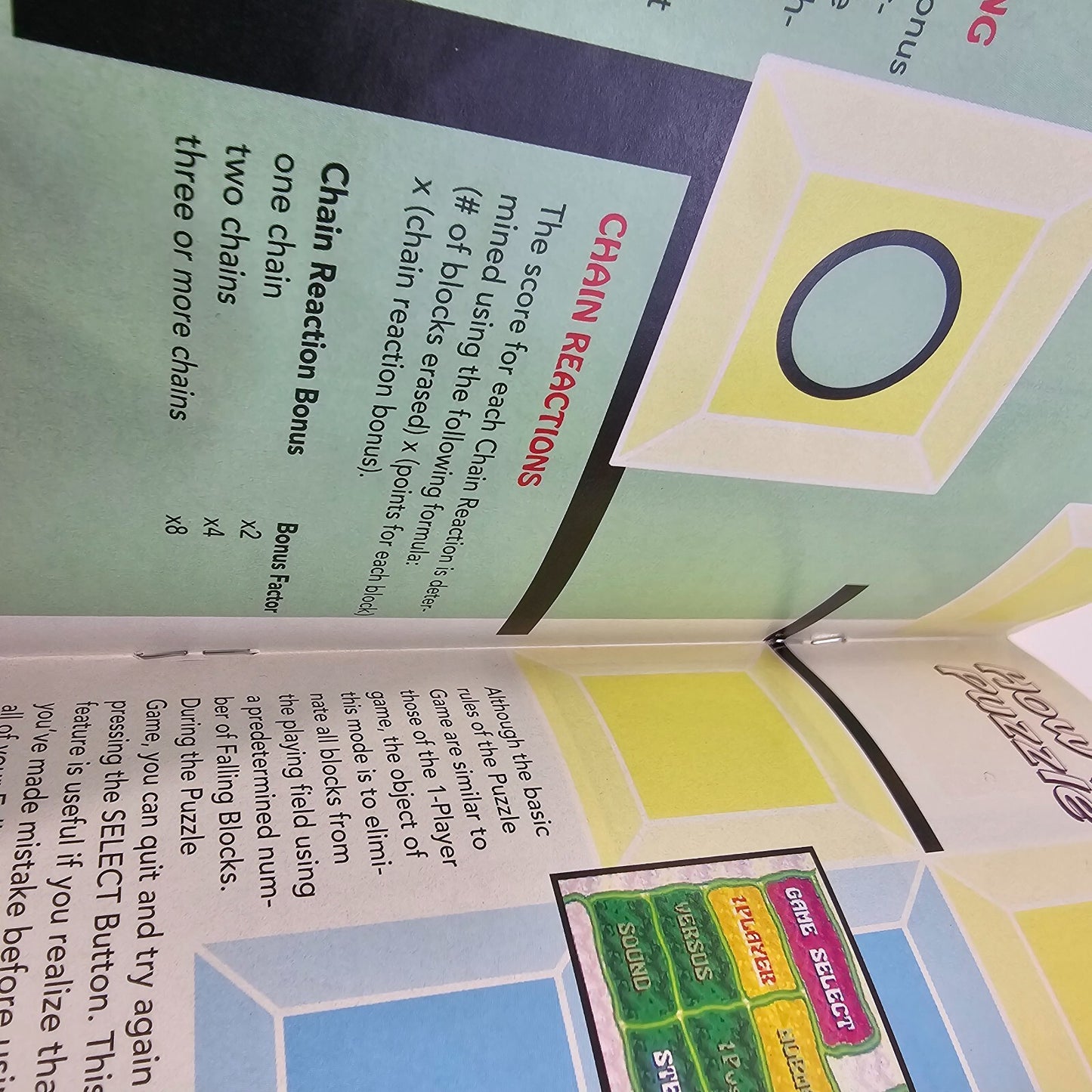 Tetris 2 (Super Nintendo, 1994) Game Box Manual Inserts Poster - Tested