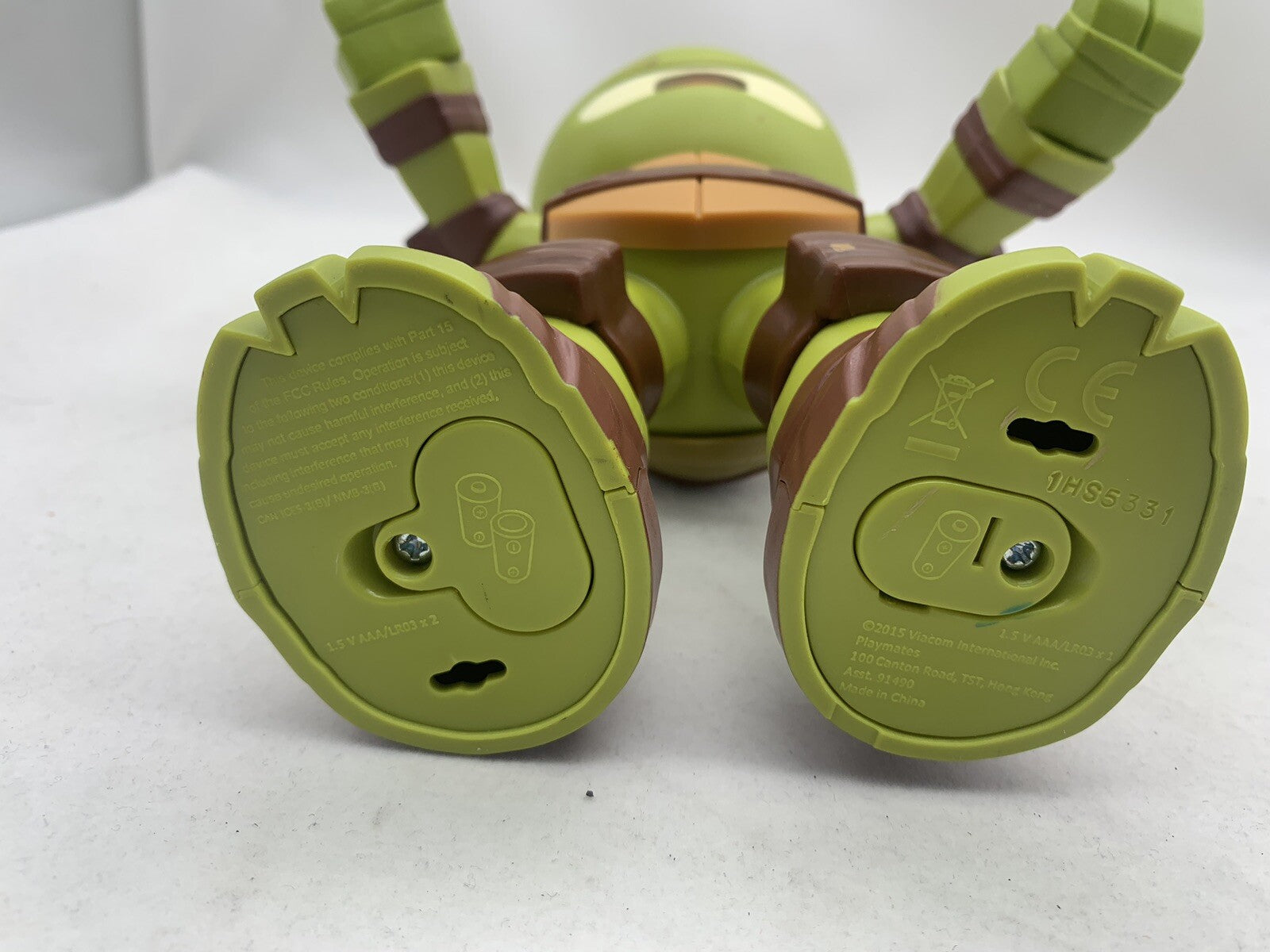 Viacom 2015 Teenage Mutant Ninja Turtles 9”Michelangelo Squeeze Em Action Figure