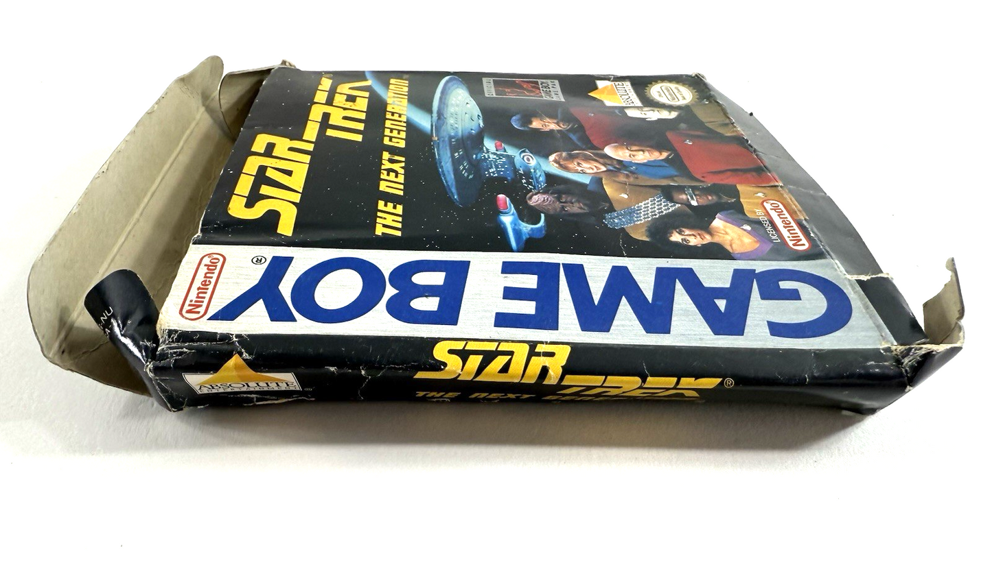 Star Trek: The Next Generation (Nintendo GameBoy, 1993) Game Box Manual Inserts