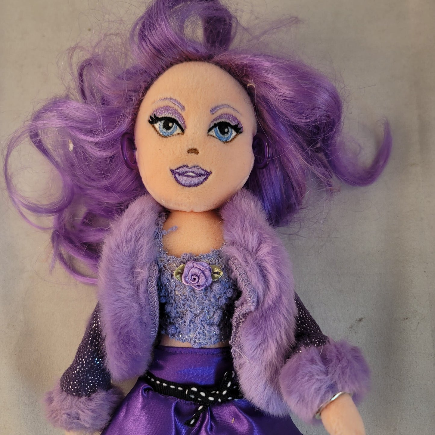 Ty Girlz 13" Plush Dolls Lot of 2 Toys Sizzlin' Sue and Punky Penny