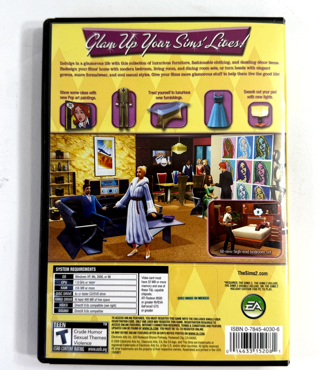 Sims 2: Glamour Life Stuff (PC Expansion Pack Bundle) H&M Fashion Stuff