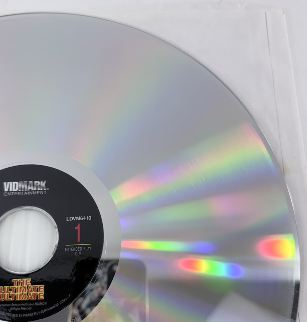 UFC's The Ultimate Ultimate (Laserdisc, 1996) Extended Play - Tested and Working