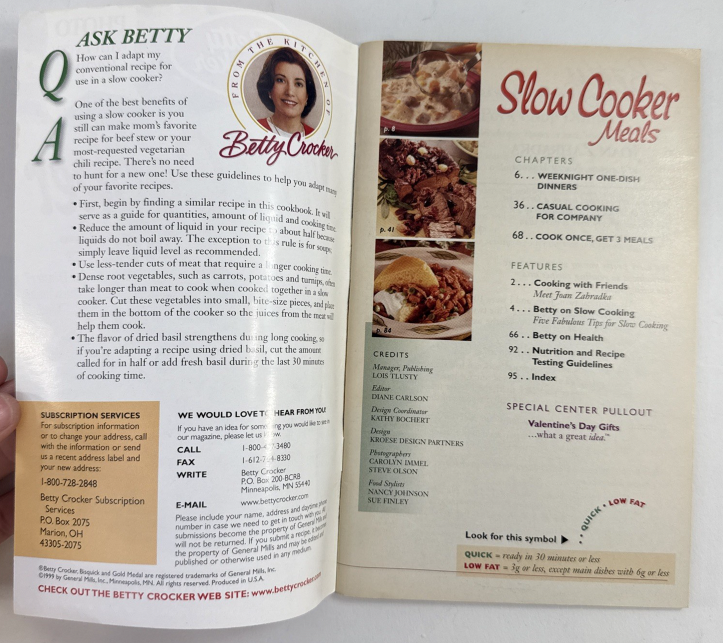 Betty Crocker, Quaker, Pillsbury Cookbooks -Bake It Better, Crock-Pot Recipes +3