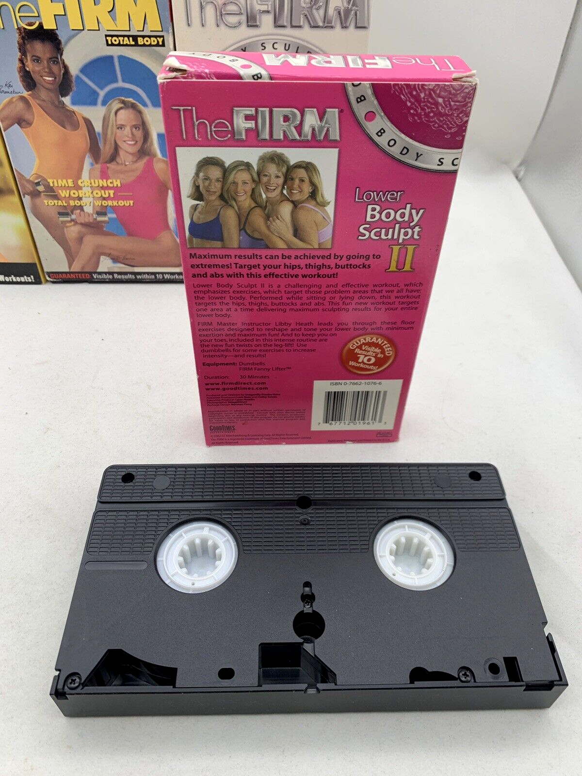 The Firm - Body Sculpt (VHS Bundle) Ab Crunch Workout/ Body Sculpt II/Buns, Hips