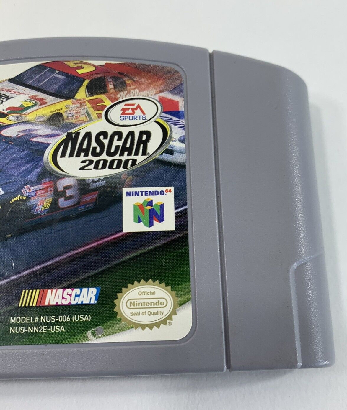 Nascar 2000 (Nintendo 64, 1999) Authentic Game Cartridge - Tested and Working