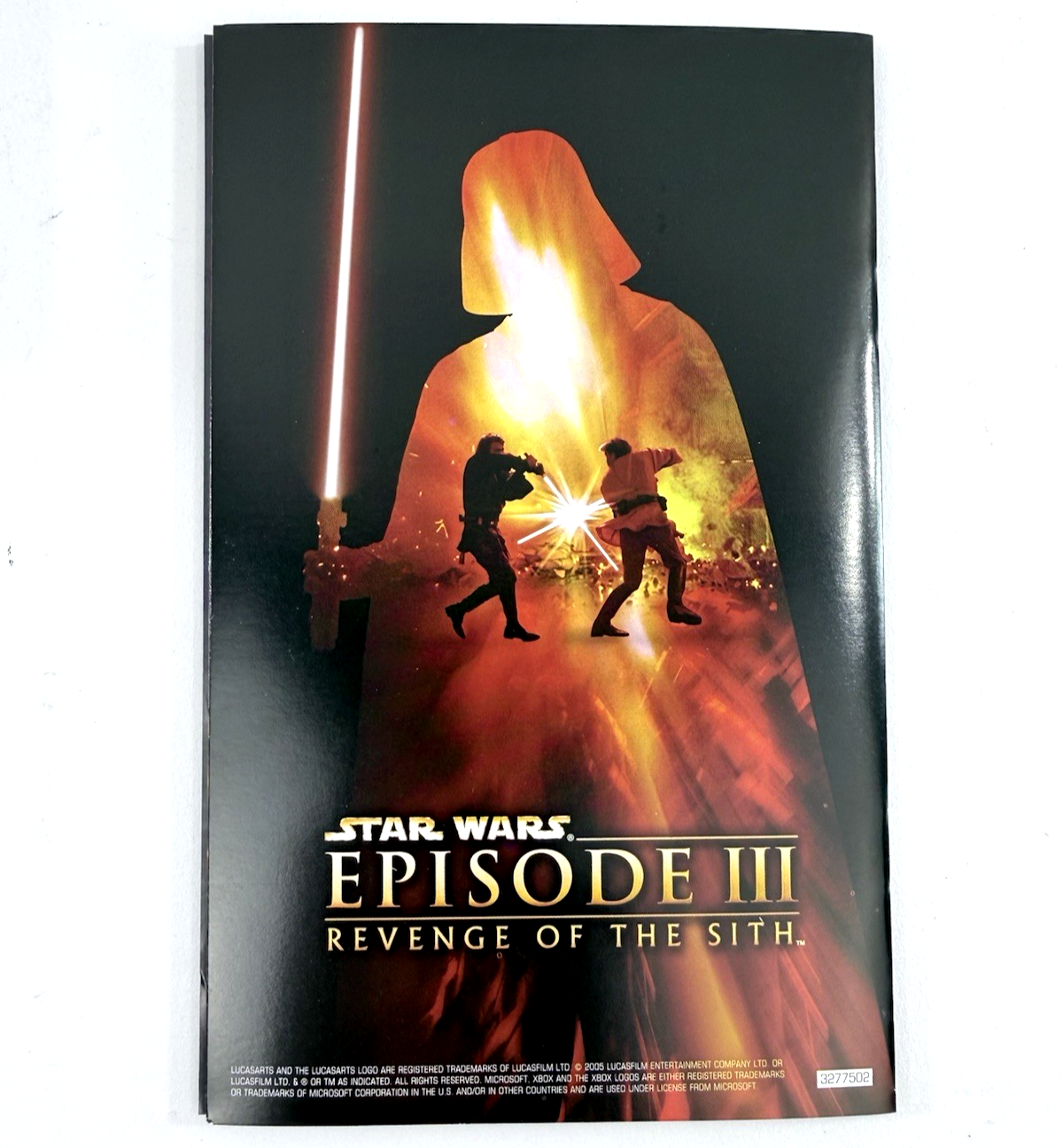 Star Wars Episode III: Revenge of the Sith (Xbox, 2005) Game Case Manual Inserts