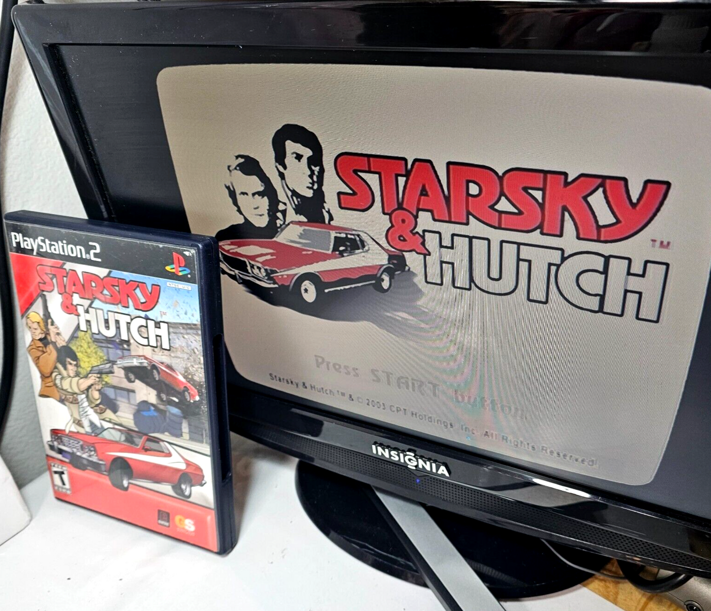 Starsky and Hutch (PlayStation 2, 2003) Game Case Manual - Tested