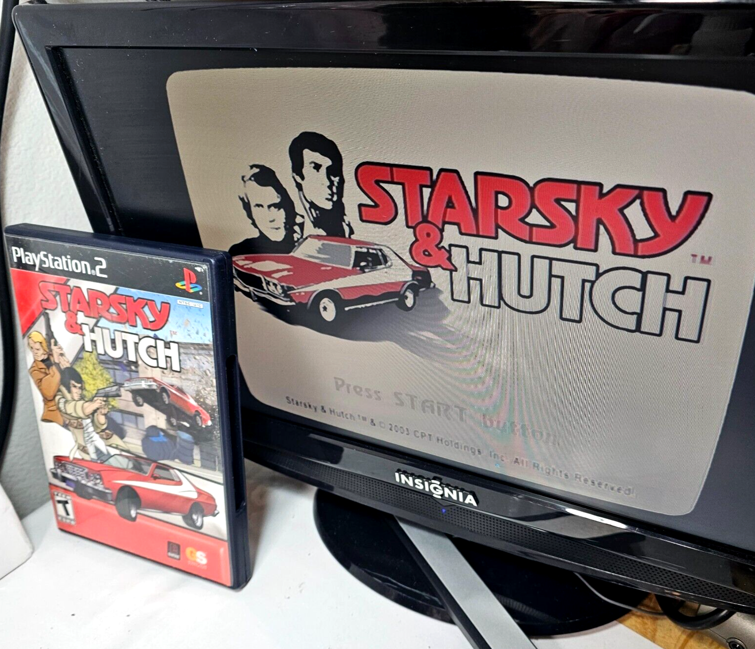 Starsky and Hutch (PlayStation 2, 2003) Game Case Manual - Tested