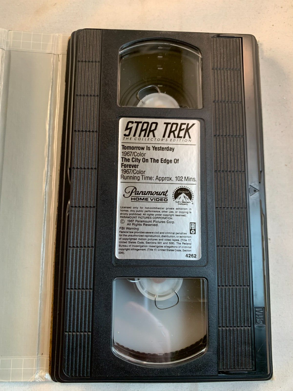 Star Trek The Collector's Edition VHS Lot of 4