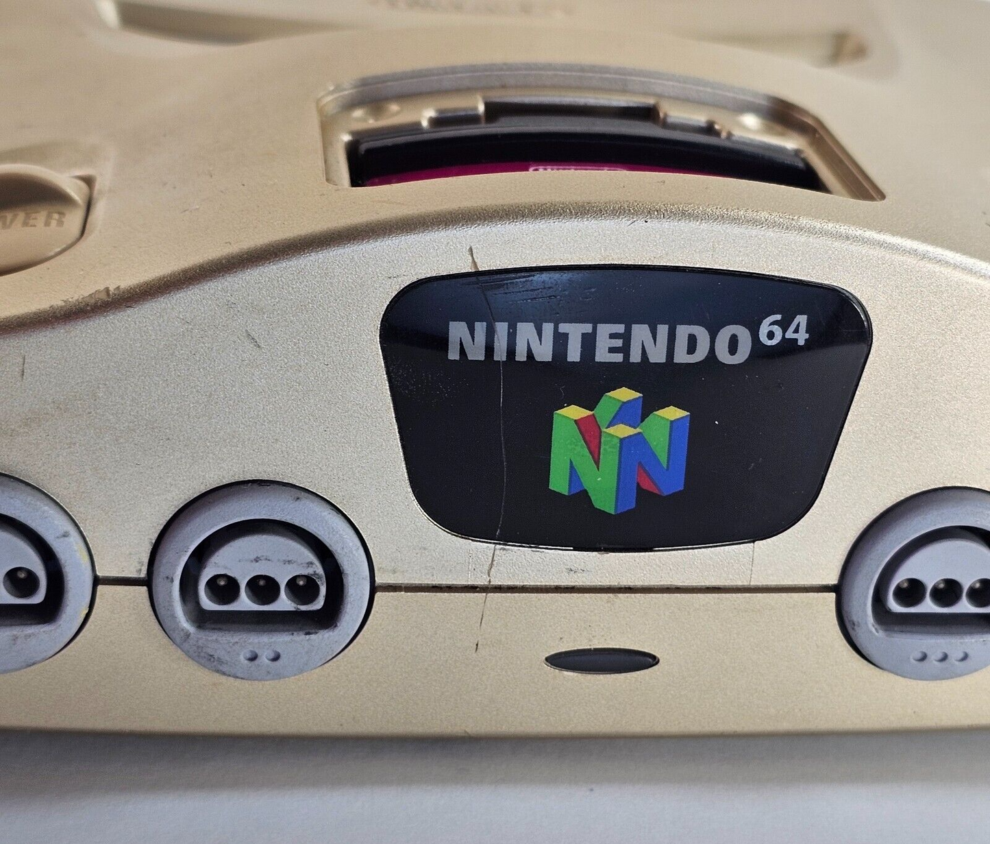 Nintendo 64 Toys 'R Us Exclusive Gold Console NUS-001 - Tested and Working